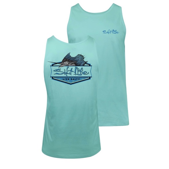 Salt Life Other - Men’s Salt Life Sailfish Badge Tank Top NWT